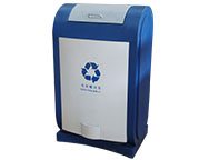 钢制单口垃圾桶