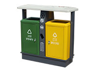 钢制分类垃圾桶